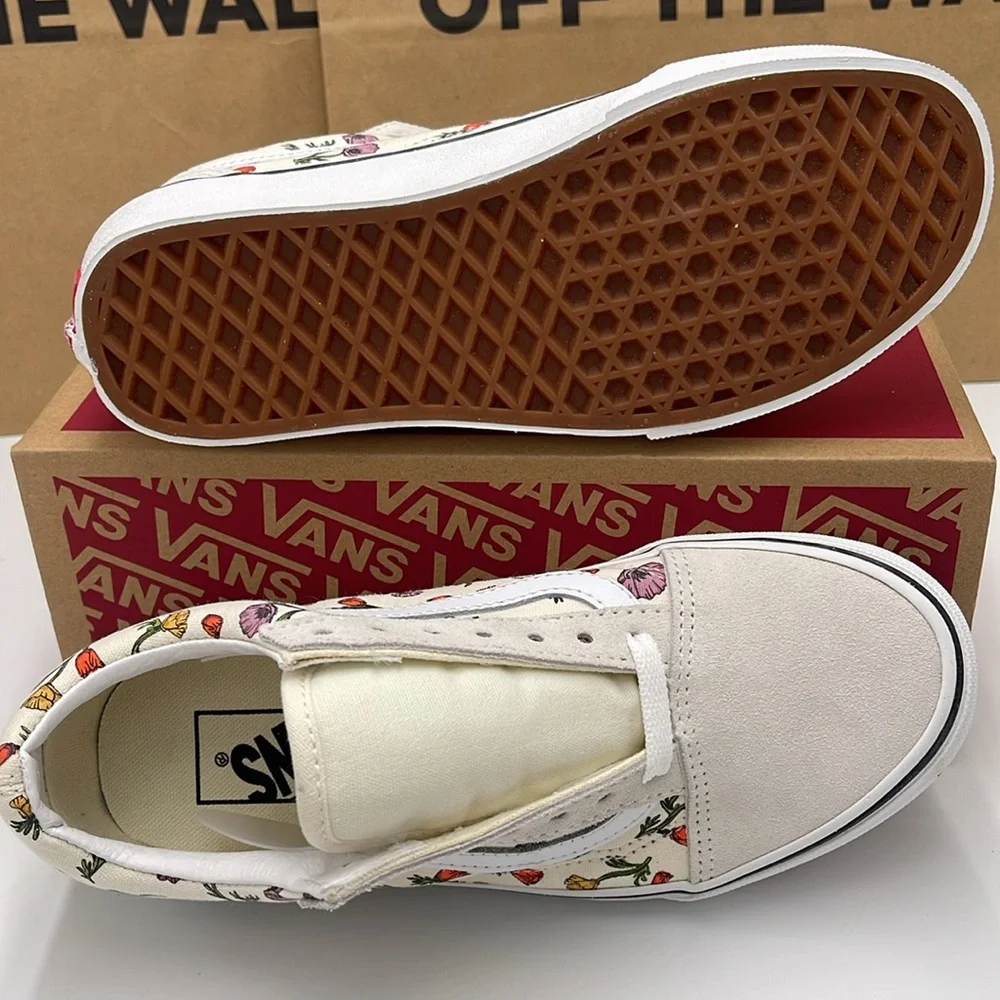 Vans WMNS Floral Canvas Sneakers Old Skool Poppy Floral Cream VNA5KRSCRM